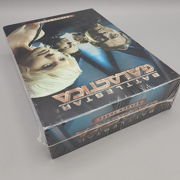 Battlestar Galactica Season Three DVD Set Sci Fi Factory Sealed New - Picture 6 of 7